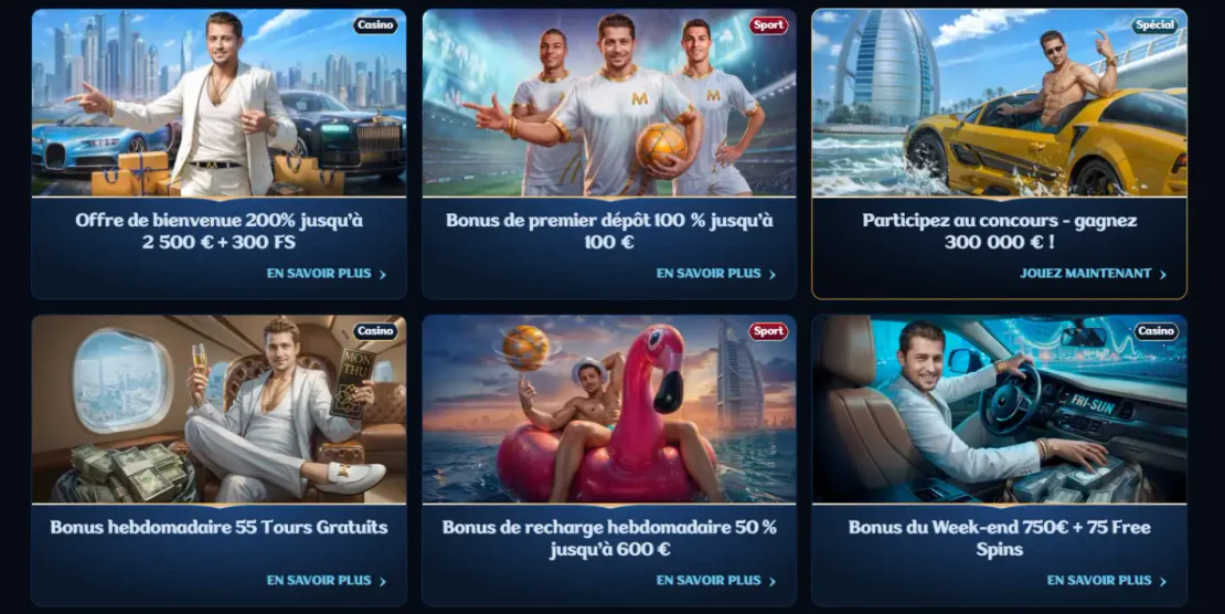 millioner casino boni